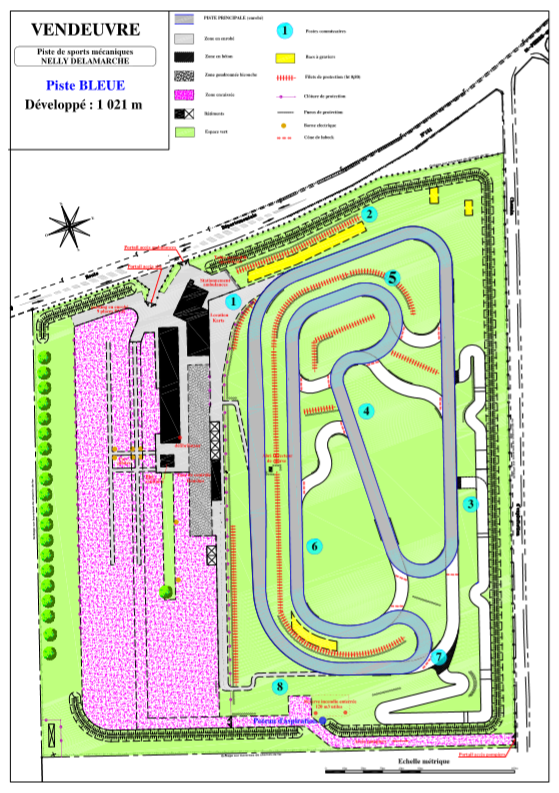 Piste bleue vitesse