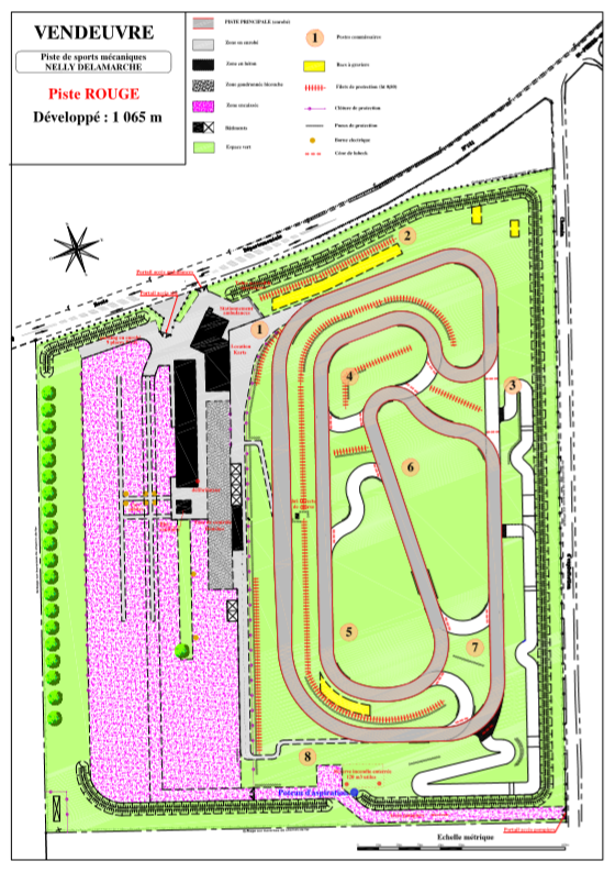 Piste rouge vitesse